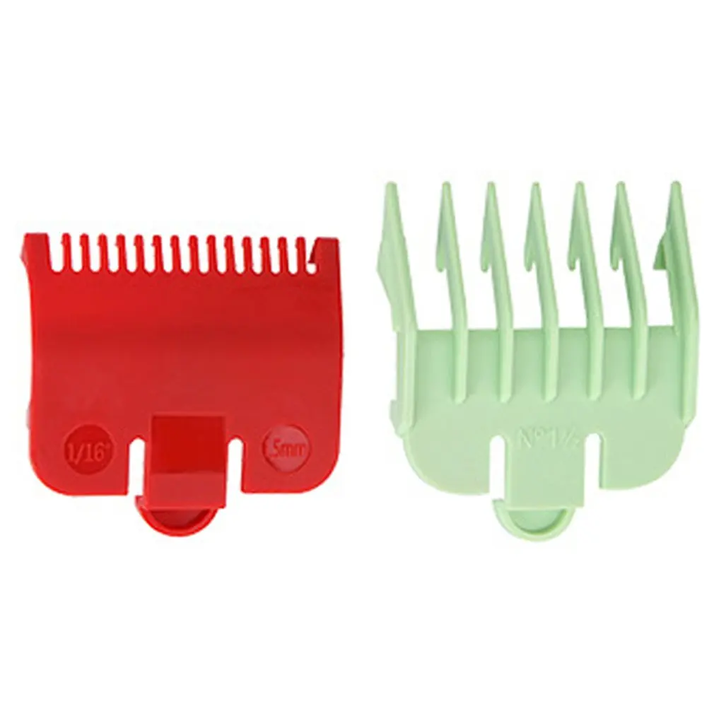 

Professional Colorful Hair Clipper Combs Guides Replacement Guards Set Clipper Attachment Guide Comb Grooming Set