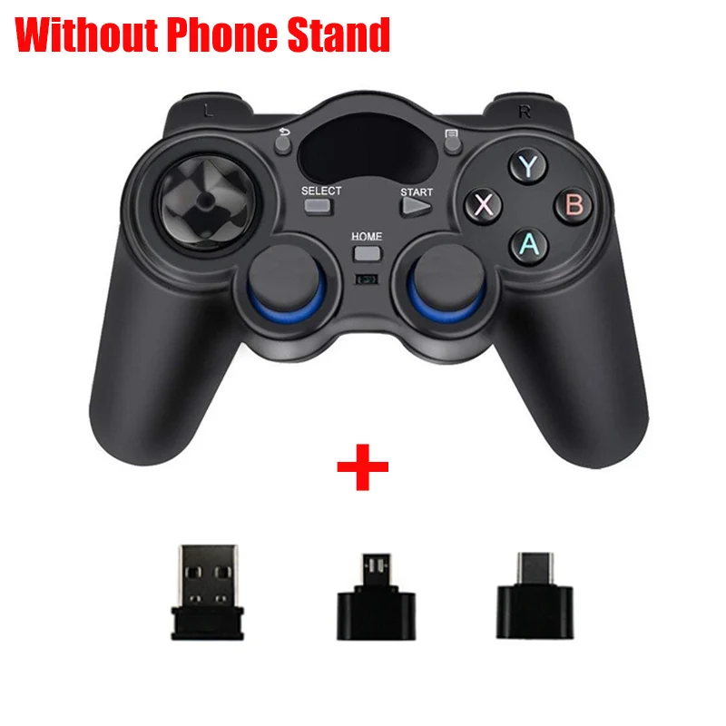 2 Для PS3 Android tv Box PC 2,4 GHz беспроводной геймпад игровой контроллер GPD XD с OTG конвертером компьютерный джойстик ДЖОЙСТИК Джойстик контроллер - Цвет: 2