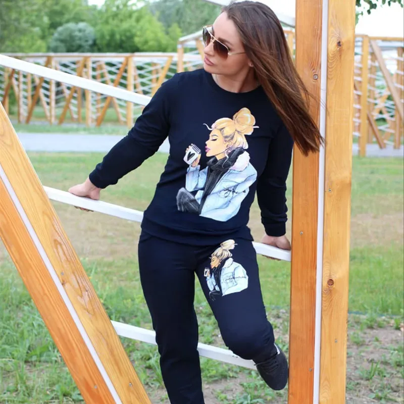 

Women Long Hoodie Sweatshirt Pullover Harajuku Sudadera Mujer 2020 New Women Clothes Long Sleeve cartoon Hoodie O-Neck undefined