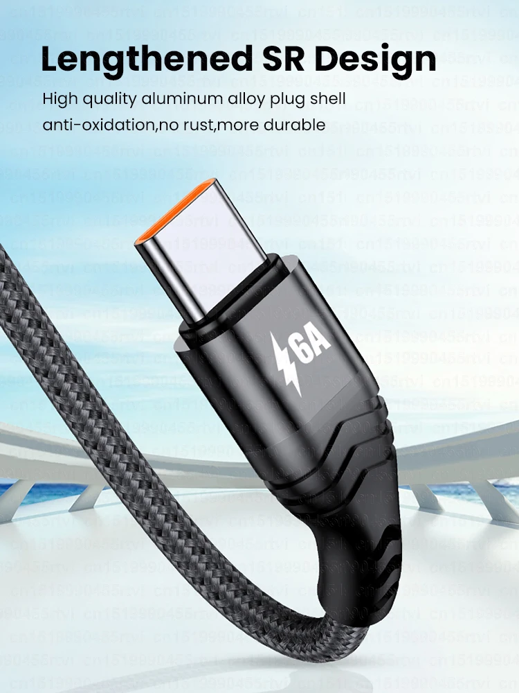 Кабель зарядный 4-в-1 USB Type-C 6 А 66 Вт 3 в 1 |