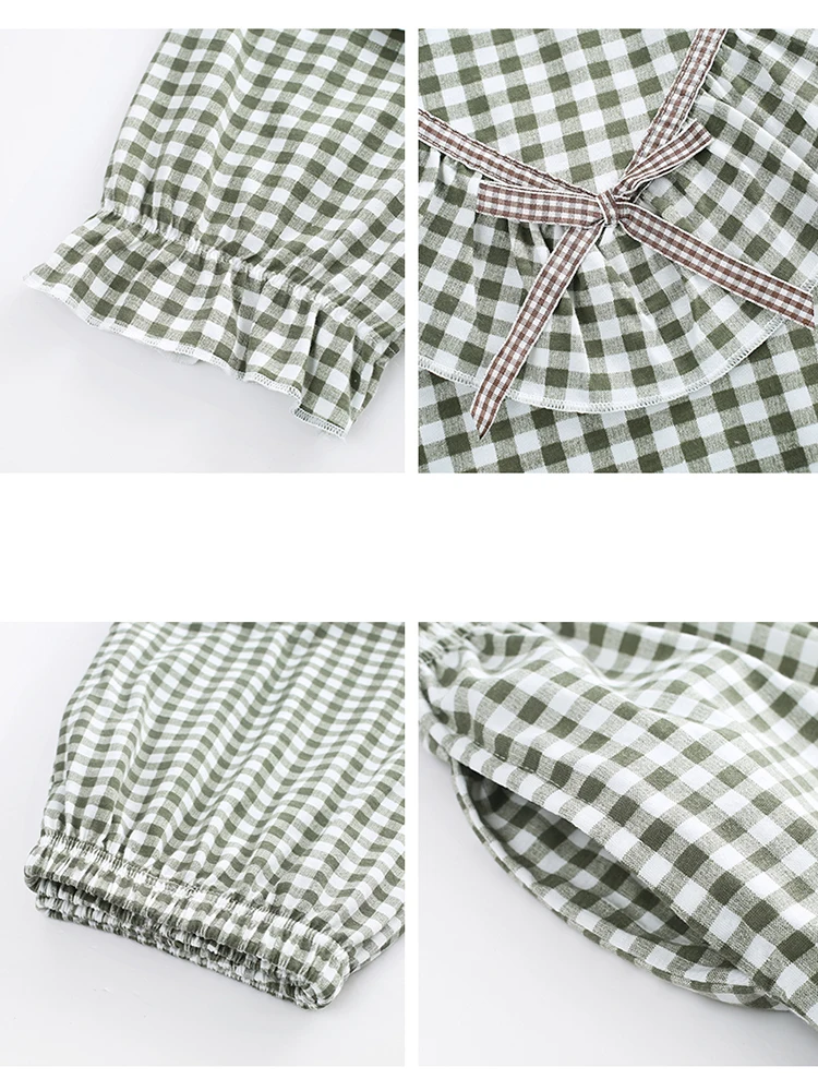 Пижама женская хлопковая свободного покроя большого размера | Женская одежда