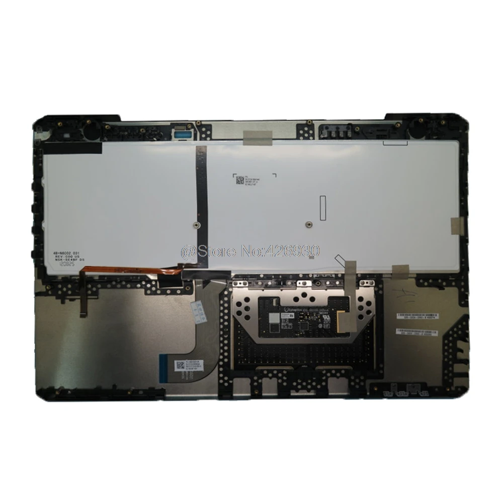 Ноутбук Palmrest US клавиатура с подсветкой для SONY VAIO SVS15 серии 9z.n6cbf. 601 черный тачпадом