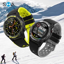 SMAWATCH M7C Smart Watch Smartwatch GPS Men Women 2021 Compass Barometer Altitude Full Touch Fitness Outdoor Watch Smart Watches