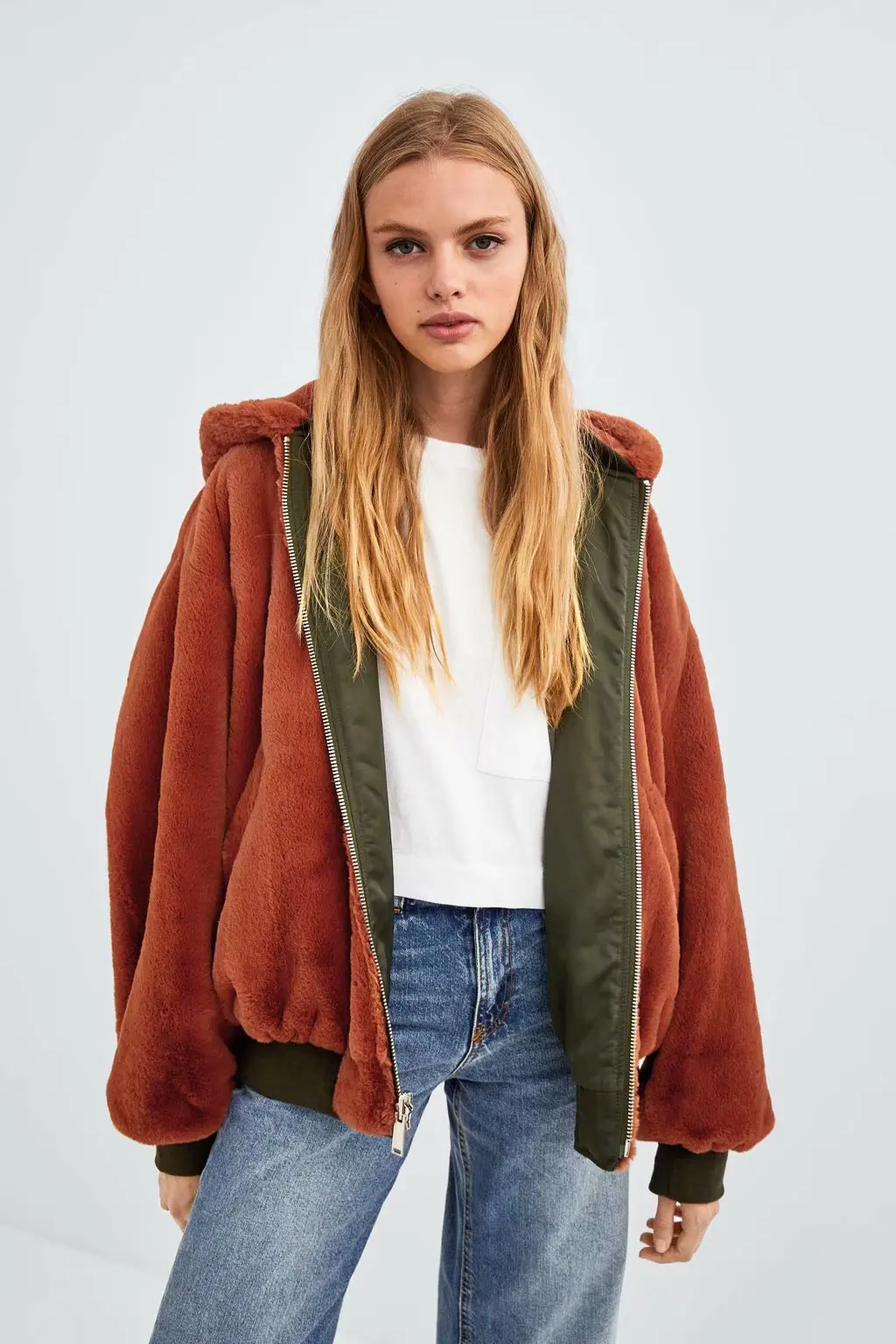 Новинка 2019 зимняя Двусторонняя одежда плотная Вельветовая однотонная куртка на