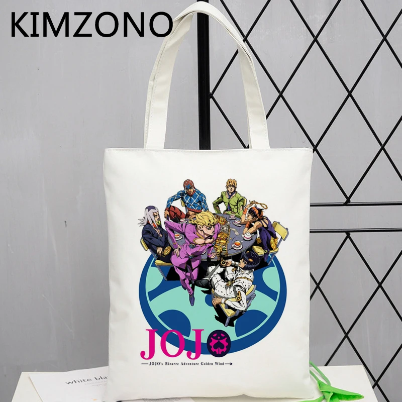 

Jojo Bizarre Adventure shopping bag grocery tote jute bag bolsas de tela eco recycle bag bag bolsa compra reciclaje fabric grab
