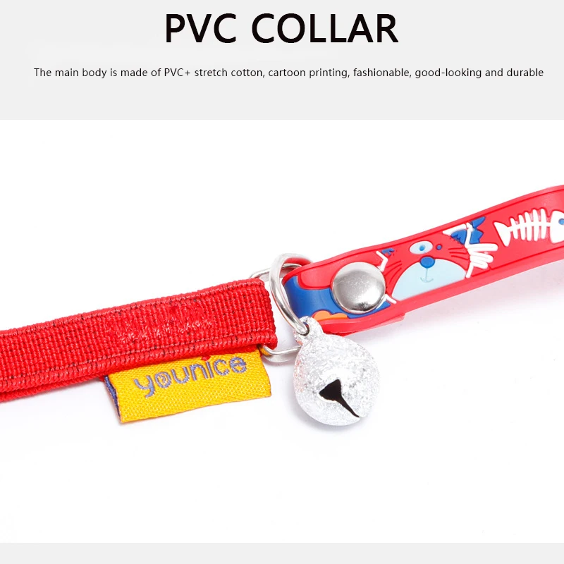 Мультяшные ошейники для кошек поводок аксессуары домашних животных товары собак