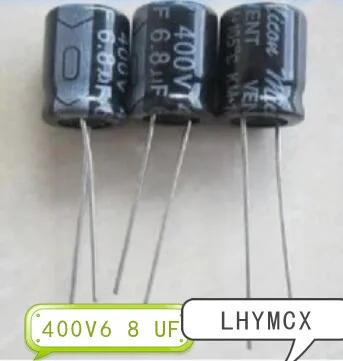 50 шт. 400V6. 8 мкФ 10*13 6,8 мкФ 400 V 10*13 мм condensador electrolítico