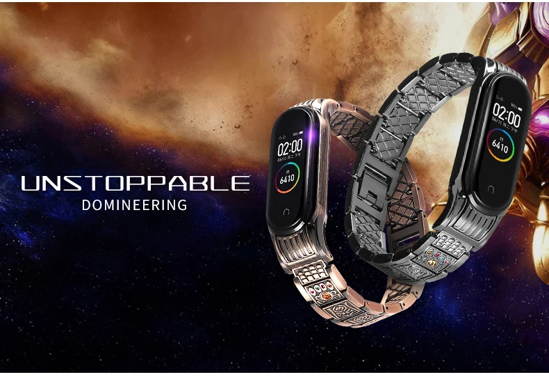 Браслет для Xiaomi mi 3 4 металлический браслет из нержавеющей стали mi Band 4 NFC Сменный ремешок для мужчин и женщин