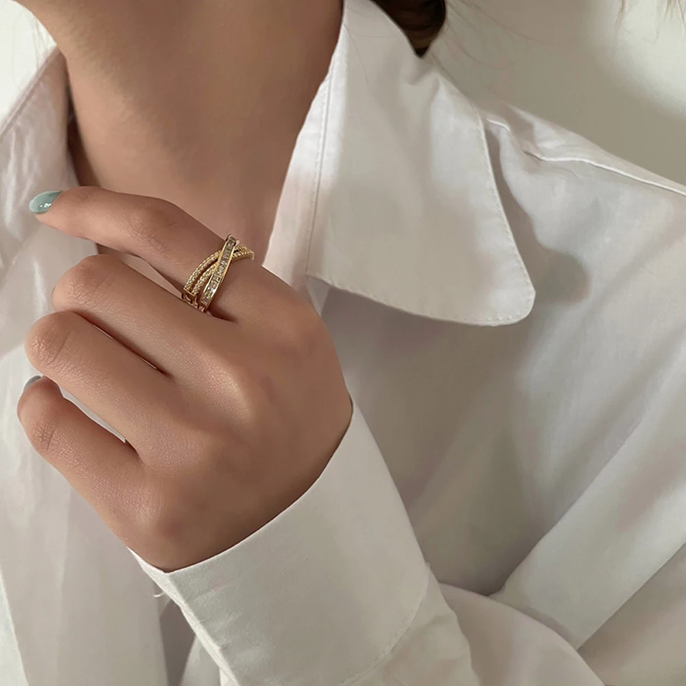 

2021 Hiphop/Rock Tide Restoring Ancient Ways Finger Ring Women Metal Creative Rings Irregular Adjustable Jewelry Ring