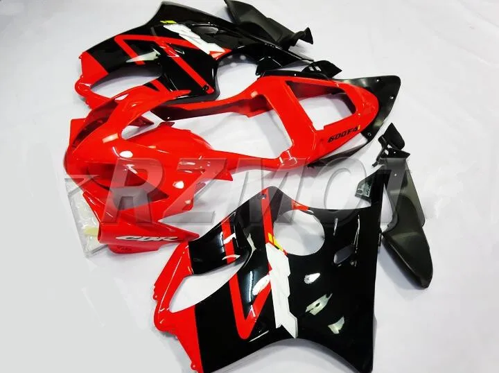 

Injection Mold New ABS Motorcycle Whole Fairings kit Fit for HONDA CBR600 F4i FS 2001 2002 2003 01 02 03 Bodywork set Red black