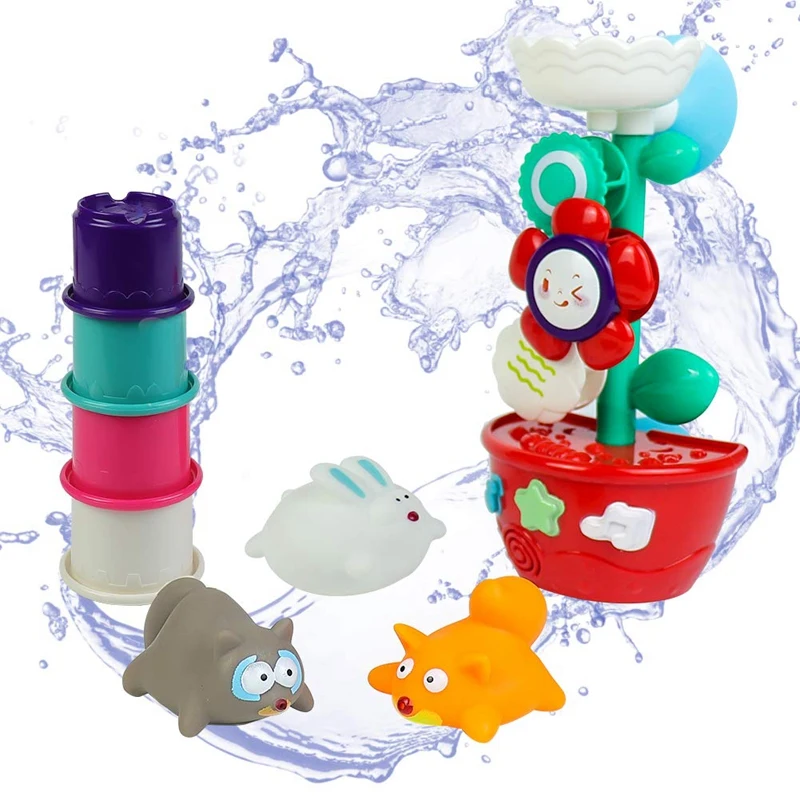 Bath Water Toys For Toddlers- Play With Suction Cups And Stacking Bathtub Swimming Pool Beach Game | Игрушки и хобби