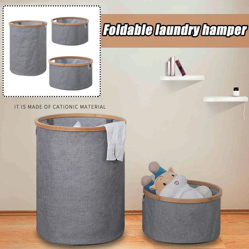 

1 шт складной корзина для белья корзина хранения ткани ручной ведро для мелочей бытовой мешок для стирки