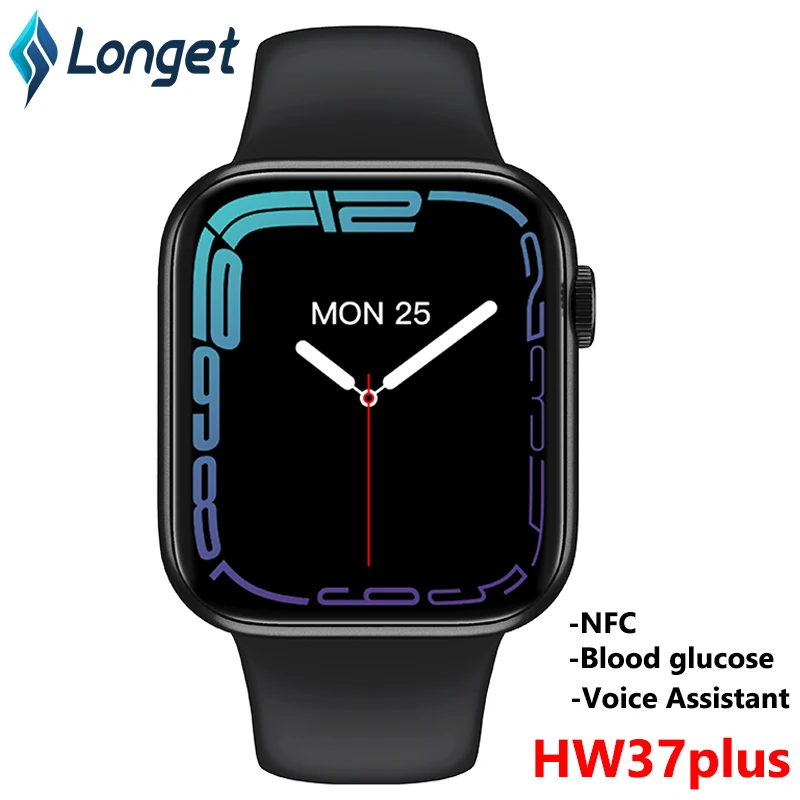 

Смарт-часы HW37plus pk W46 W66 HW22 HW56plus, NFC мужские Смарт-часы с голосовым ассистентом, Bluetooth, монитором сердечного ритма, для женщин и мужчин