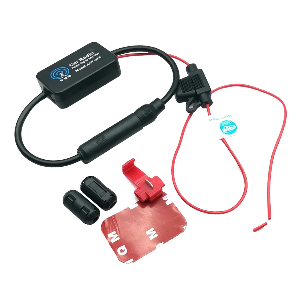 Универсальный автомобильный Радио FM антенна сигналы усилитель радио |