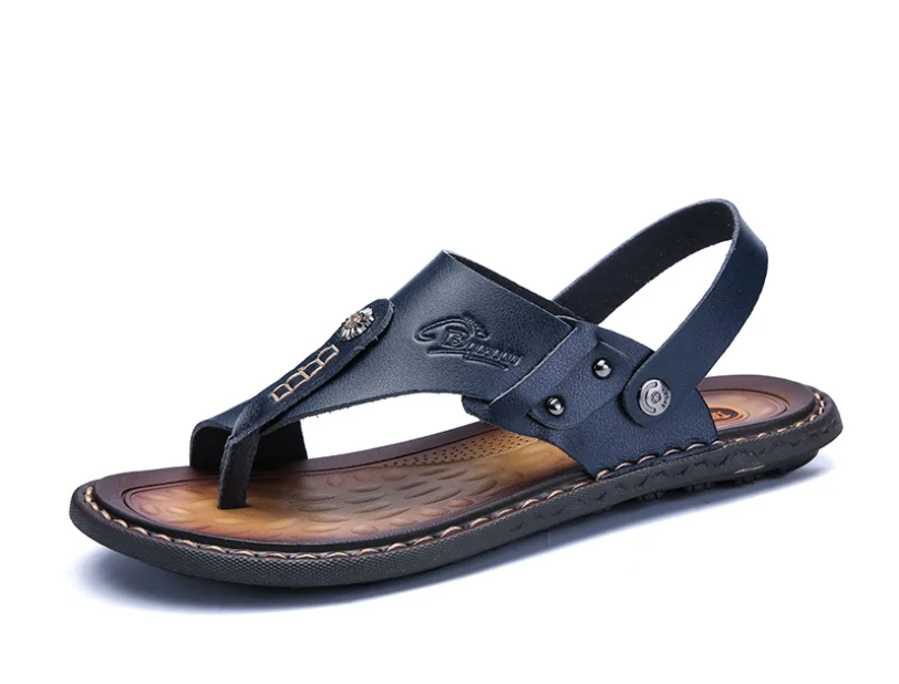 Мужская Повседневная пляжная обувь Летние удобные сандалии на нескользящей