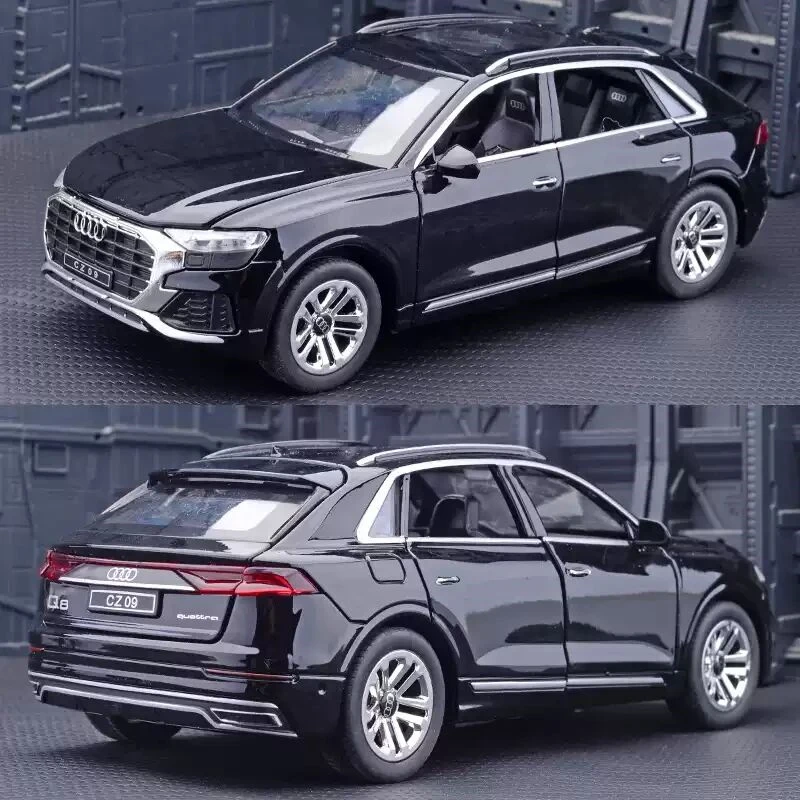 Модель автомобиля AUDI Q8 SUV из сплава модель игрушечного литого металла