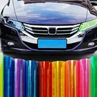 Наклейка на фары автомобиля, 30*150 см, задняя фара туман светильник, противотуманные фары, цветная защитная пленка, Виниловая наклейка, пленка для кузова автомобиля, Стайлинг автомобиля