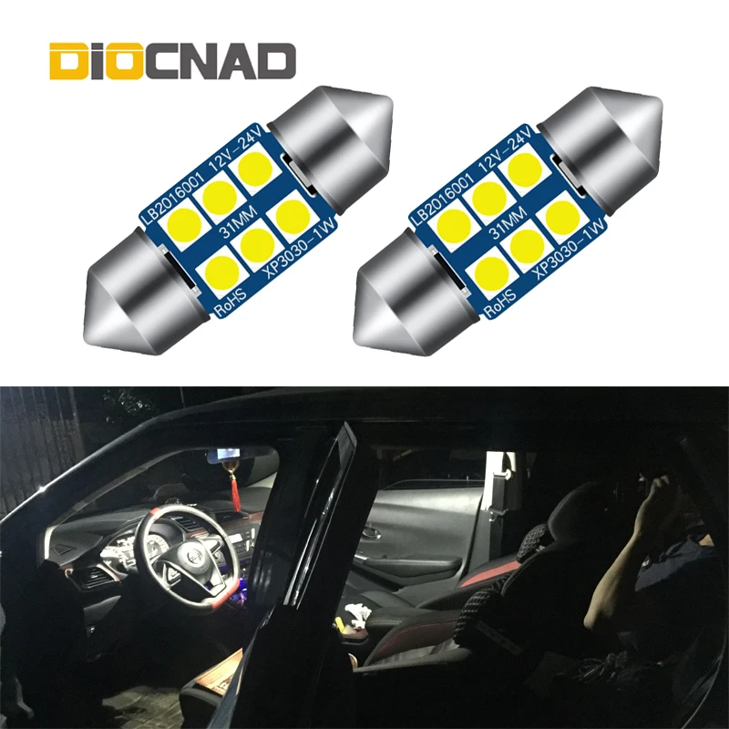 2x Festoon 31 мм 36 39 41 C5W Автомобильная лампочка для kia ceed rio 3 4 sportage cerato sorento picanto optima seed|Сигнальная лампа| |