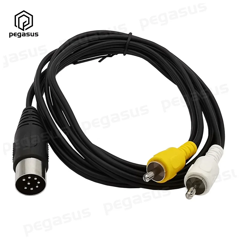 Кабель-адаптер с 8 разъемами на 2-RCA Лотос Папа-папа для музыкального инструмента