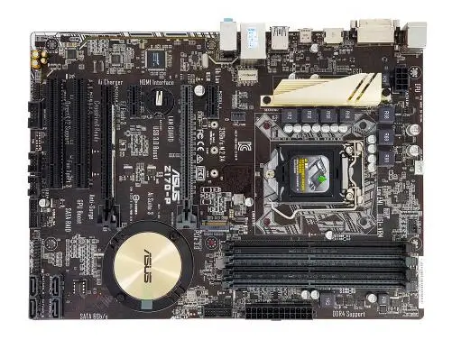 

Used Asus Z170-P Desktop Motherboard Z170 Socket LGA 1151 i7 i5 i3 DDR4 64G M.2 SATA3 USB3.0 USB DVI HDMI ATX