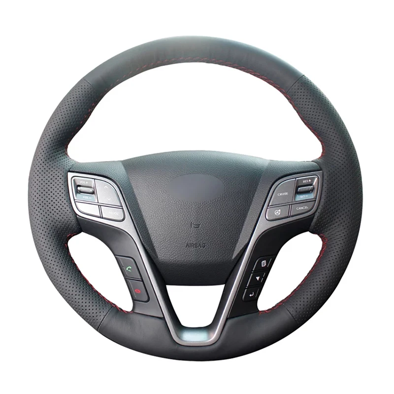 

Оплетка на руль автомобиля, для Hyundai Santa Fe 2013-2015, Hyundai ix45