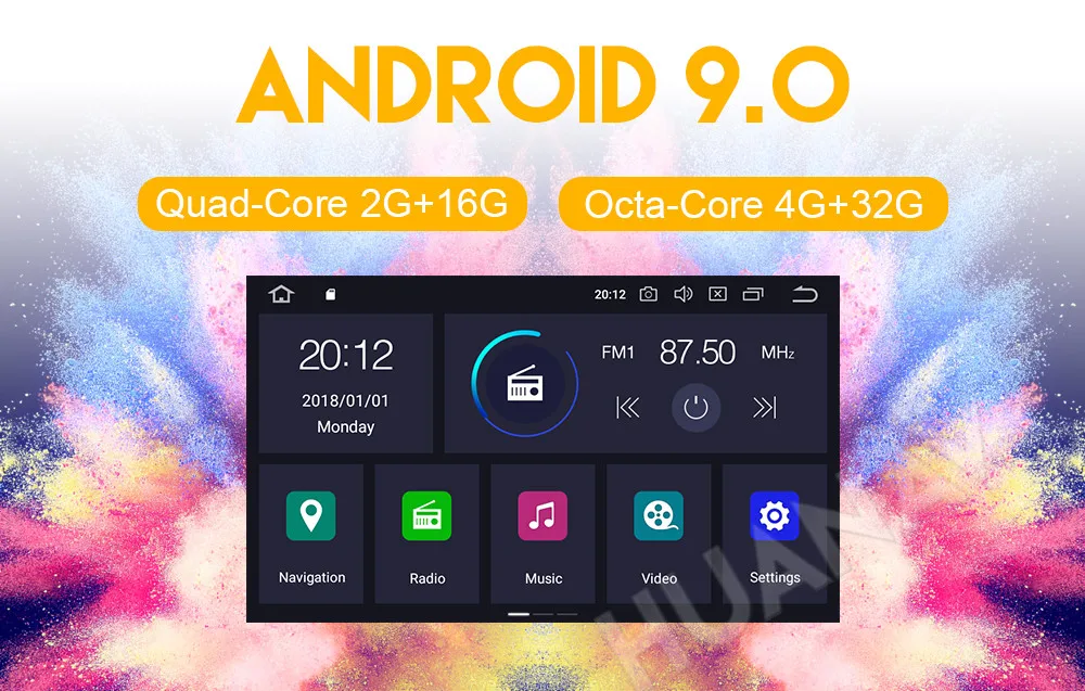DSP Android 9 64G Автомобильный dvd-плеер gps навигация для Mercedes-Benz GLK-Class X204 2008-2010 автомобильный стерео Мультимедийный Плеер
