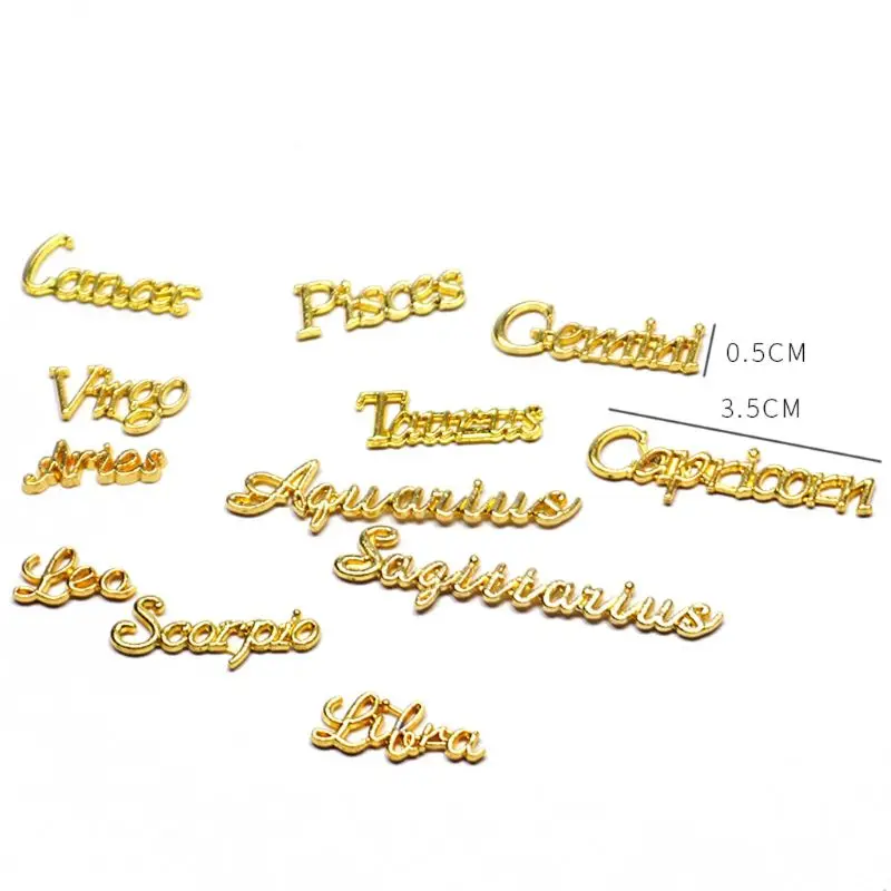 

12 Constellation Resin Metal Frame Fillings Materials Epoxy Mold Jewelry Making