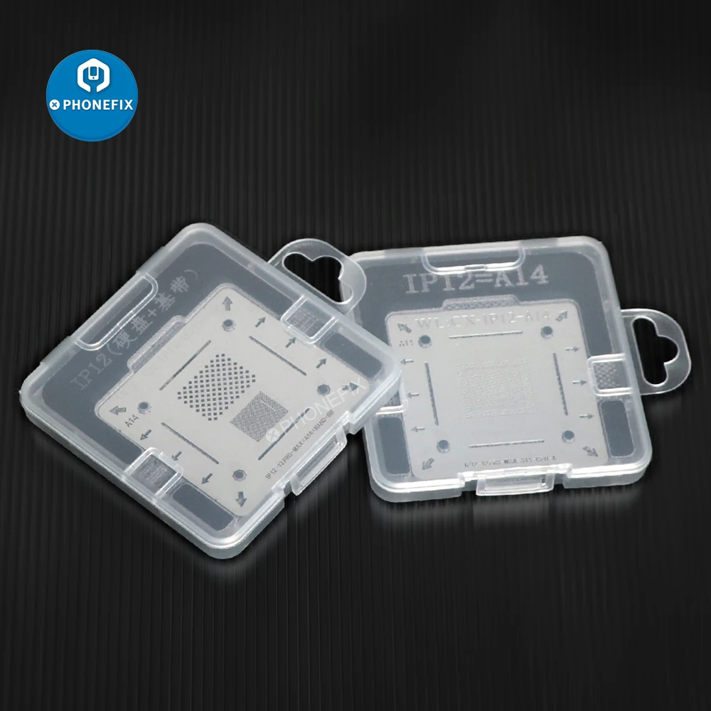 Комплект трафаретов WL BGA для ремонта комплект инструментов и пайки ЦП iPhone A14 A7 A8 A9