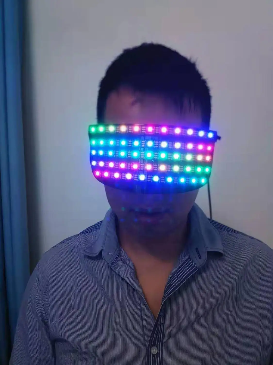 Новинка 2019 очки со светодиодный светильник кой светящиеся для танцев шоу