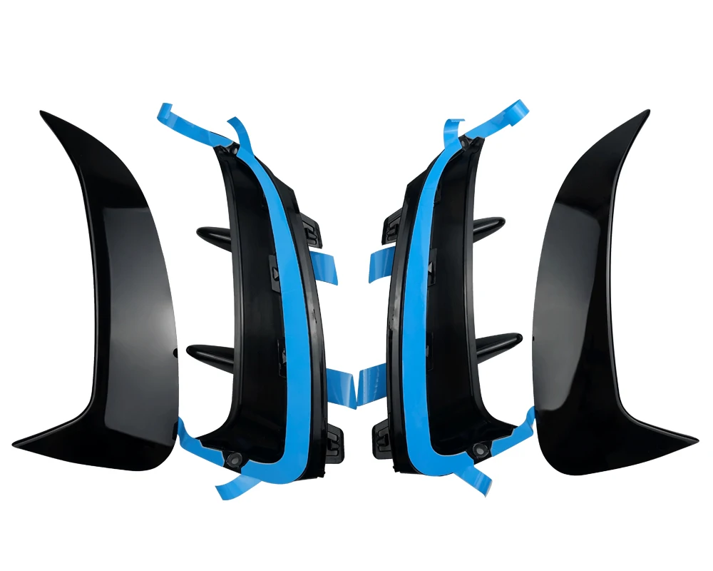 Пара задних фитилей спойлер на бампер канаты разветвители для Mercedes Benz W177 AMG Line