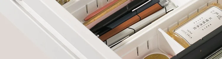 Xiaomi стол с ящиками Органайзер кисти для макияжа ручки стационарные палочки для еды вилки ножи ящик для хранения Контейнер держатель коробка для хранения