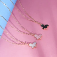 2021 latest fashion trend beautiful butterfly pendant necklace fashion wild butterfly necklace sweater chain