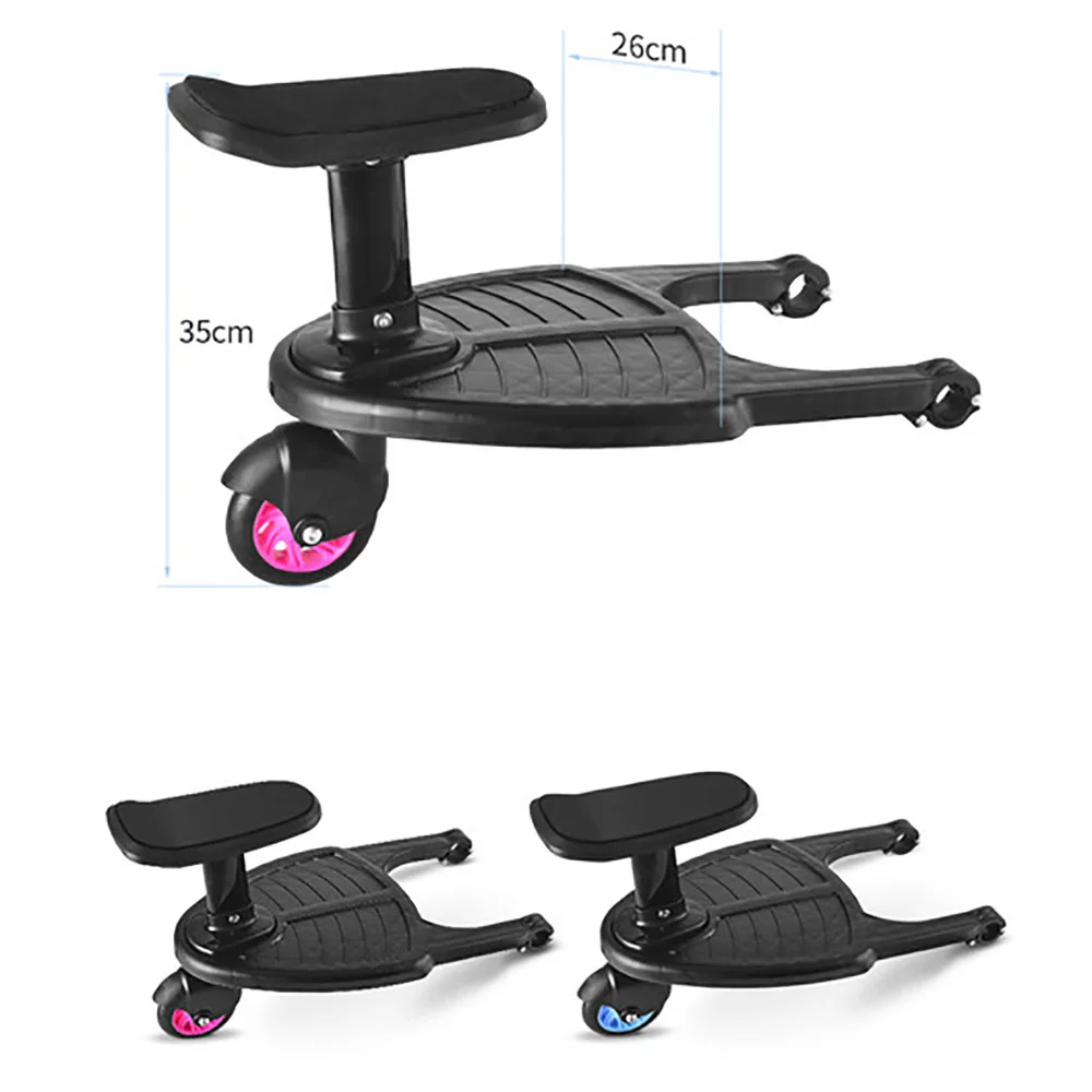 

Stroller Pedal Hanging Adapter Auxiliary Accessories Fashion Second Kids Cart Standing Plate Travel Sitting Seat Twins Artifact