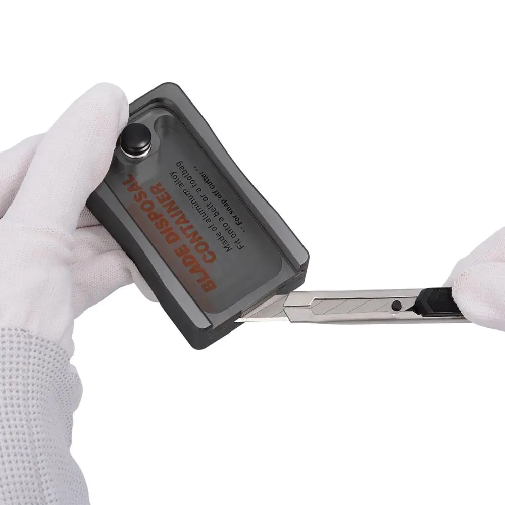 FOSHIO профессиональный контейнер для удаления лезвий защелкивания ножа виниловая