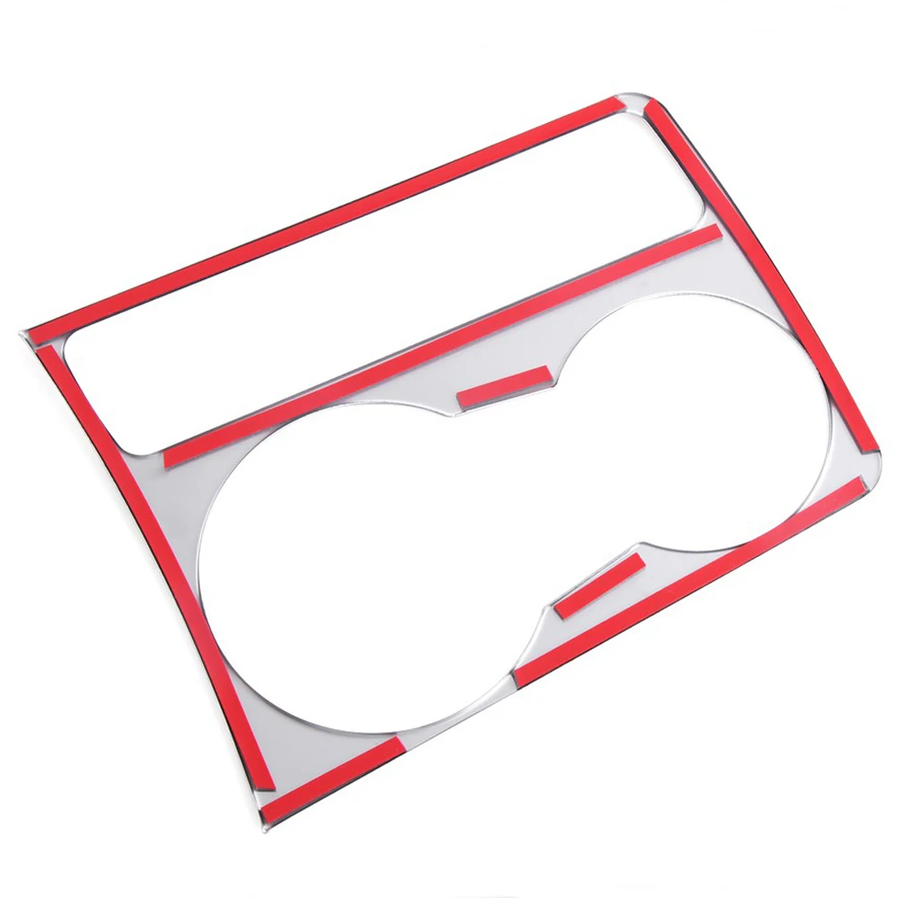 Наклейки из нержавеющей стали для салона автомобиля держатель стакана воды