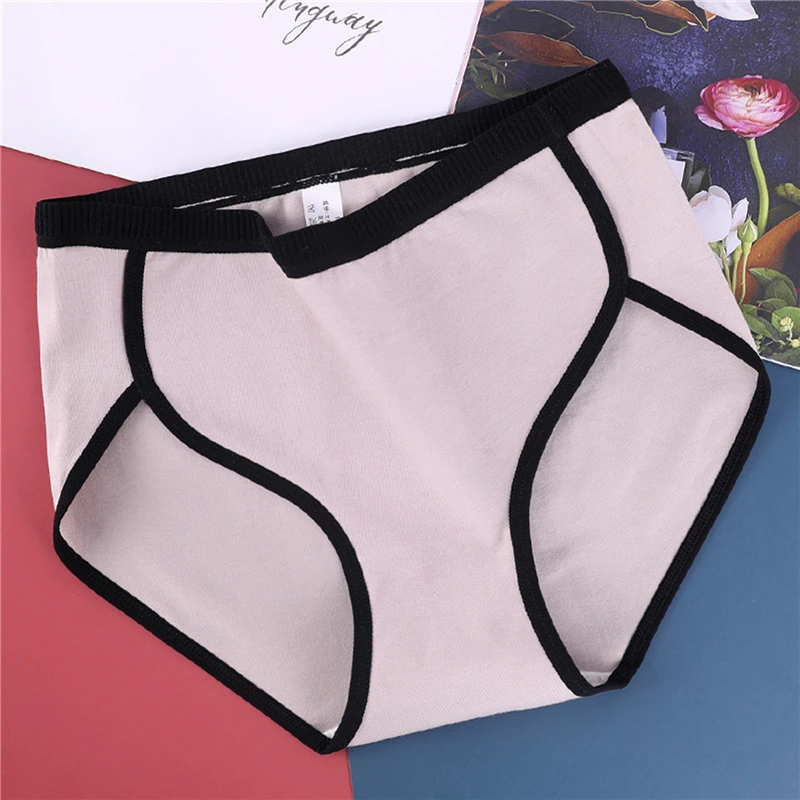 Women'S Quality Panties M-Xl Underwear Sexy Female Casual Solid Ladies Briefs New Underpants |