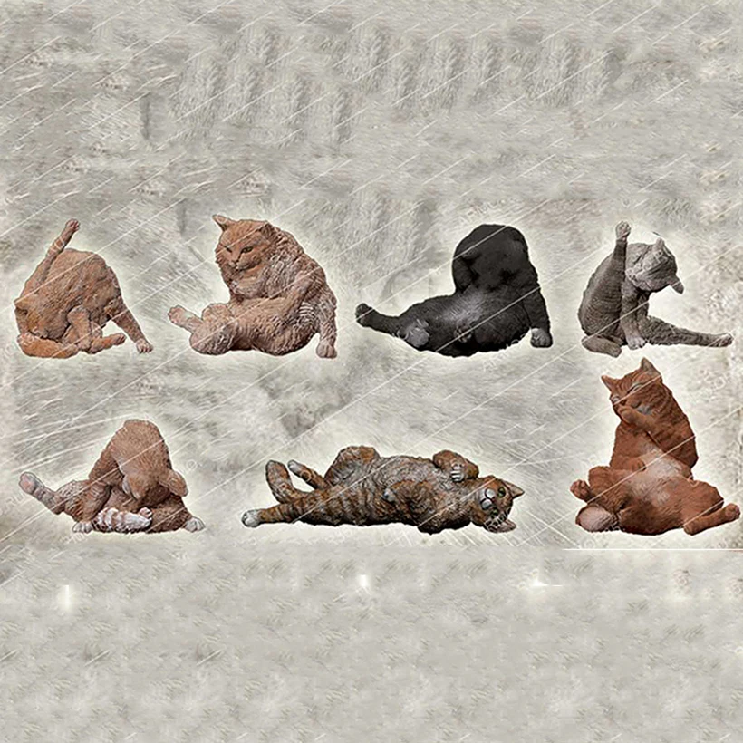 

Фигурка из смолы 1/35 Современная команда кошек включает 7 моделей несобранная Неокрашенная Фигурка Набор для строительства