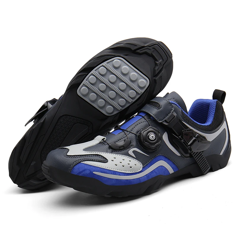 

Real Leather Bicycle Shoes Men Road Cycling Shoes Mountain Bike Shoes zapatillas ciclismo mtb Cycling Triathlon Racing Sneakers