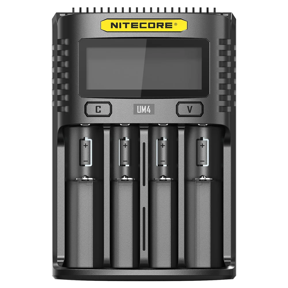 Зарядное устройство NITECORE UMS4 UM4 UMS2 UM2 SC4 умное зарядное для аккумуляторов 18650 16340 21700