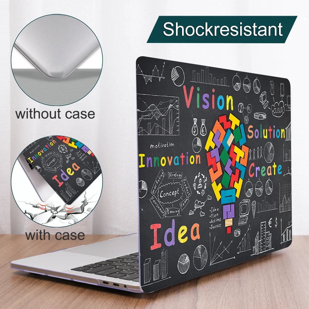 Пластиковый прозрачный жесткий чехол для MacBook Air 2020 A2337 A2179 Pro Retina 11 12 13 15 16 дюймов
