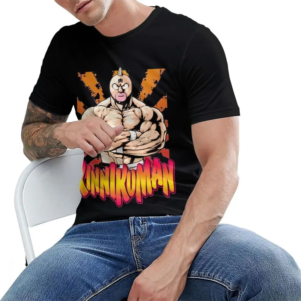 Качественная футболка с принтом мышц Kinnikuman из японского аниме здоровая
