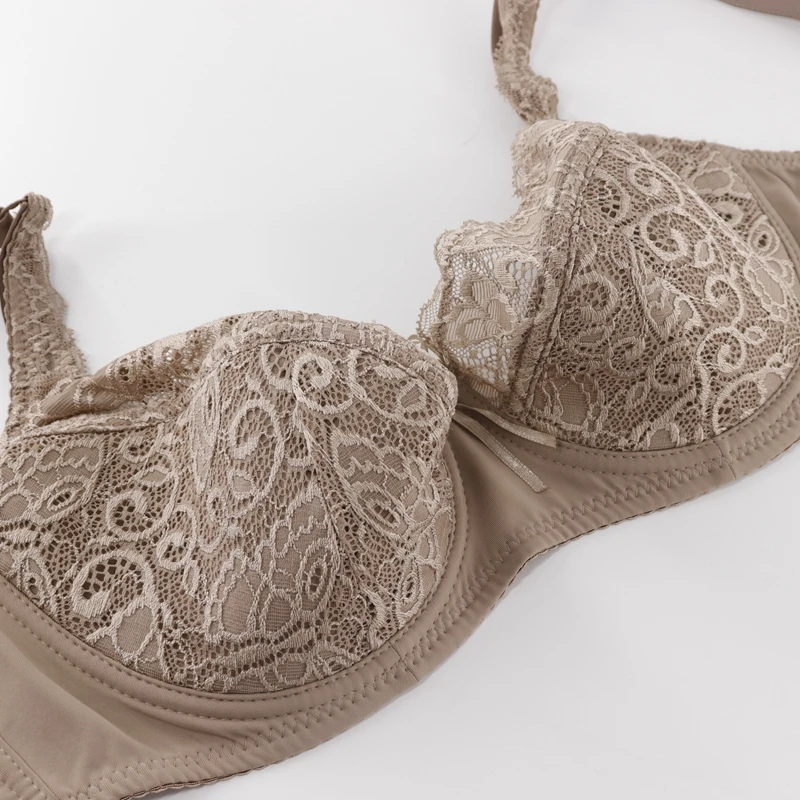 PariFairy размера плюс женское белье кружевные бюстгальтеры для женщин на косточках