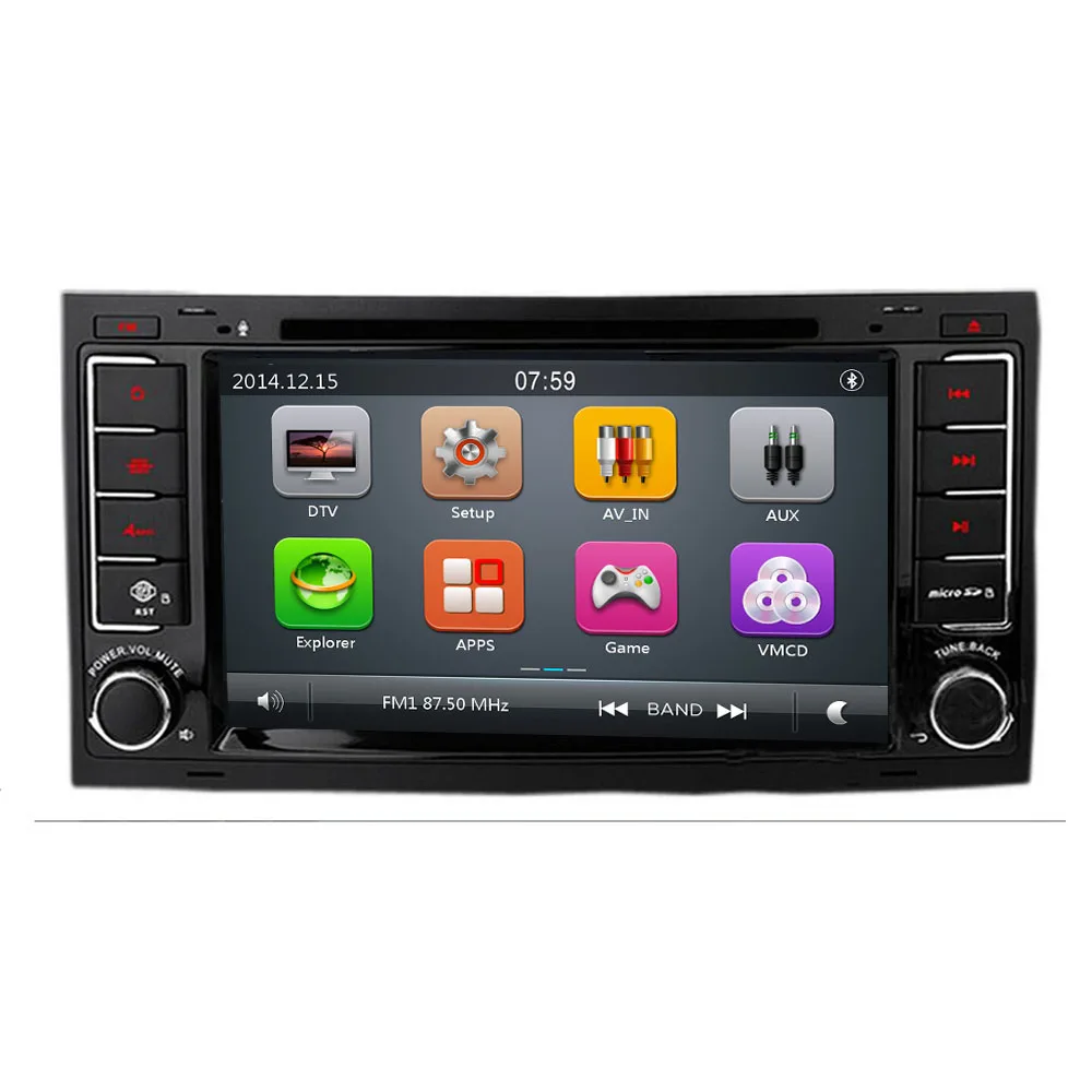 Автомобильный DVD-плеер с GPS навигатором для Volkswagen VW TOUAREG Transporter T5 Multivan WIFI BT RDS DVR