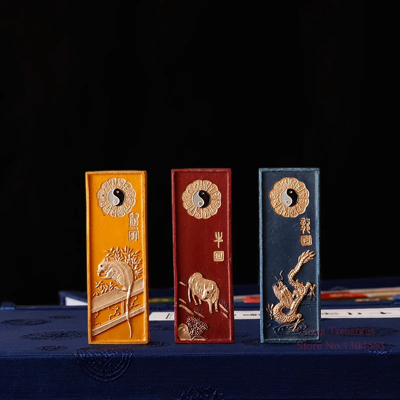 12 китайских знаков зодиака китайские чернильные палочки традиционные