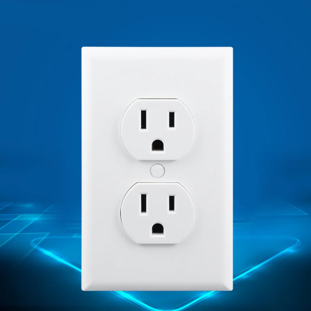 Американский стандарт 15A североамериканский 3-отверстие 5-15r двойной настенный