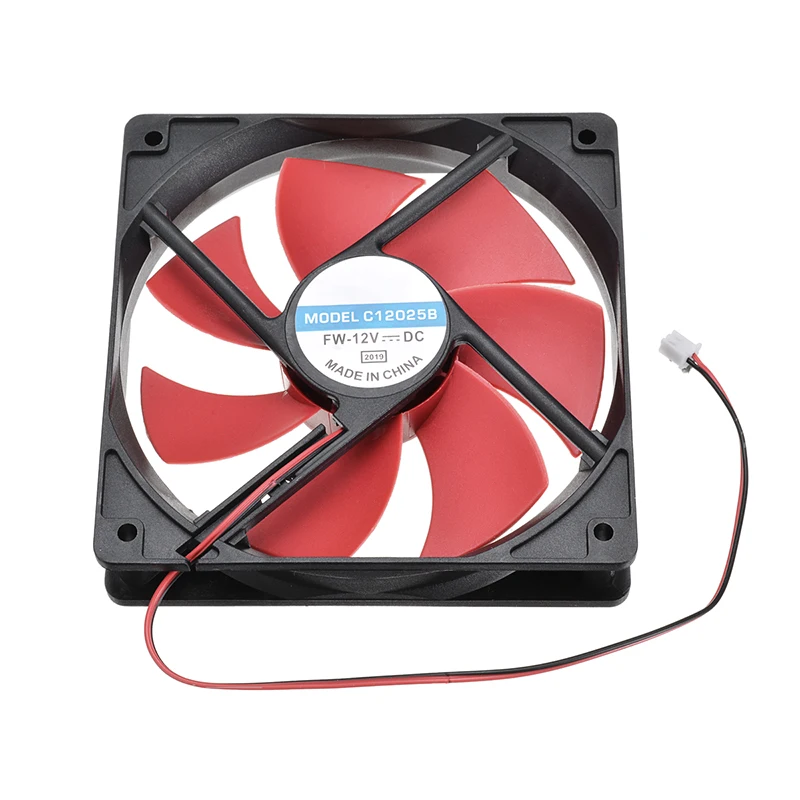 

New Arrival 1pc 12cm 120mm DC12V 120x120x25mm 1800R 2Pin Computer Cooling Fan Cooler For PC Fan Cooling Systems