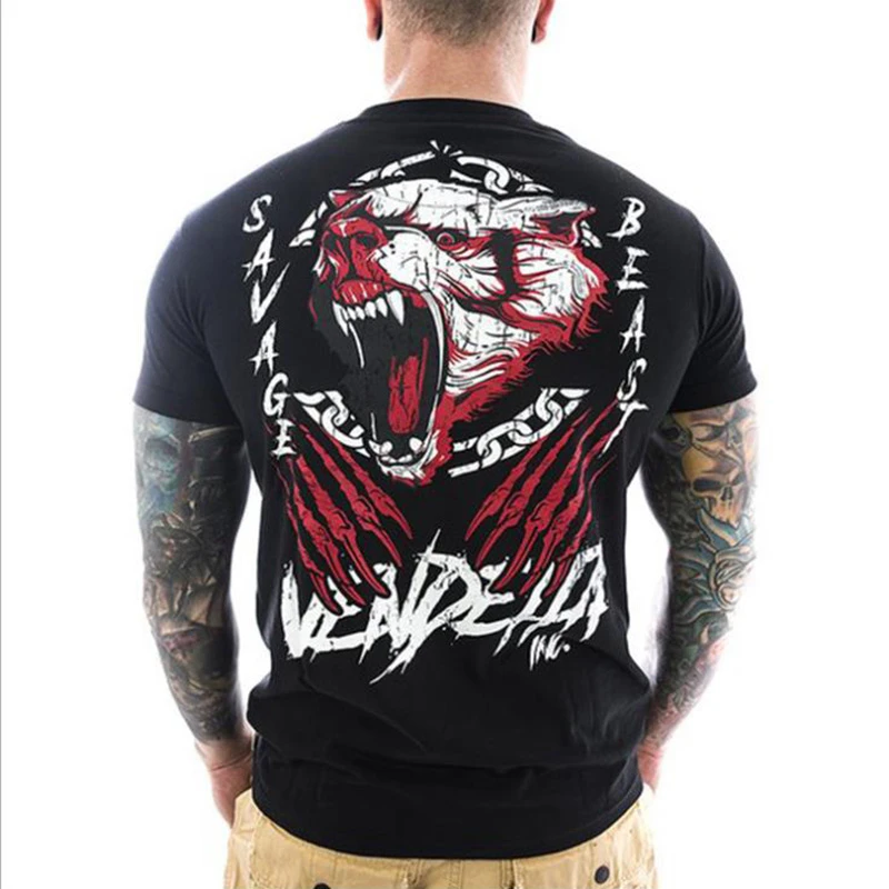 

Camiseta de verano para hombre Moda Fitness Running 2021 Camisa de malla de manga corta con cuello redondo informal