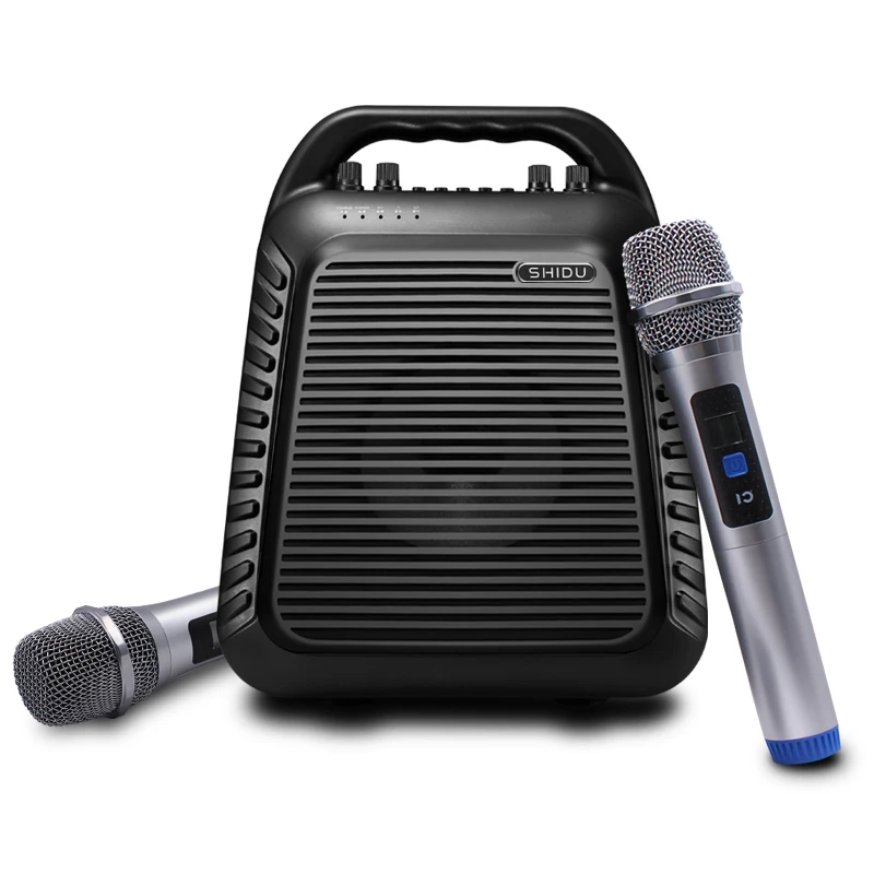Портативный динамик 60 Вт большой мощности Bluetooth s с UHF беспроводной микрофон