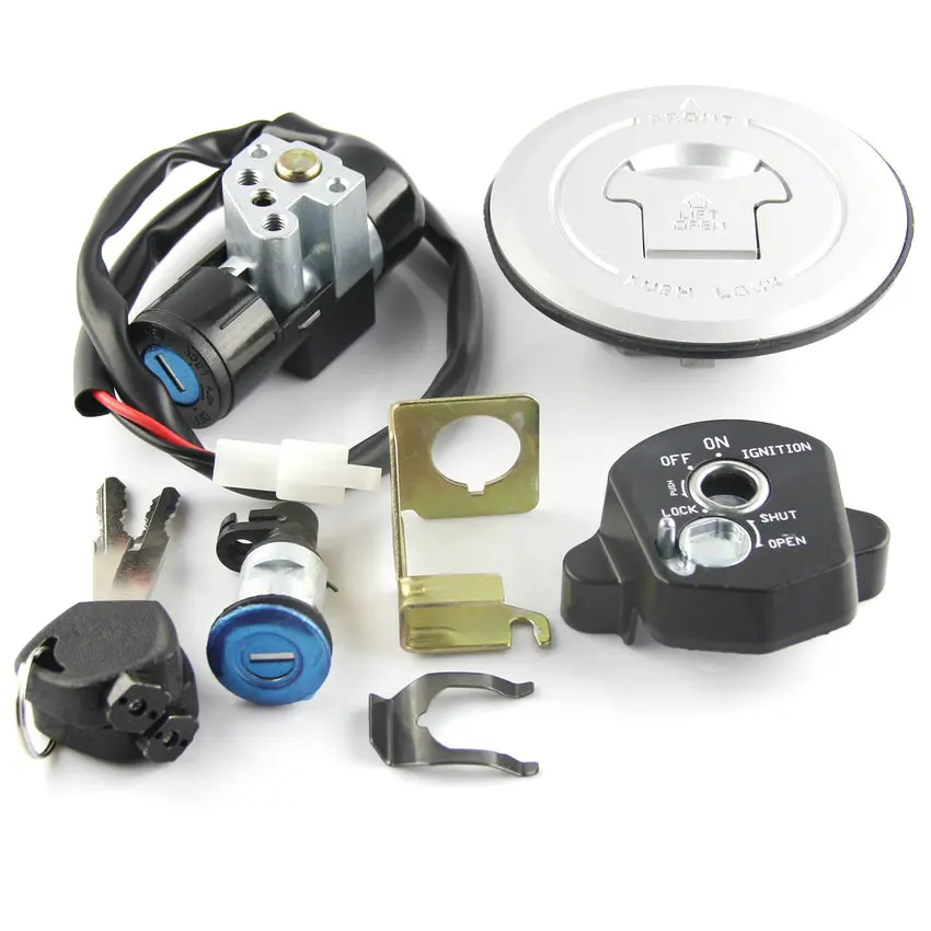 Motorrad Sitz Kraftstoff Gas Cap Kit Zündung Schalter Key Set Für Honda CBR150R CBR125R JC50 CBR125RT CBR125RS CBR125RF 35010-KTY-H5 – Detail 3