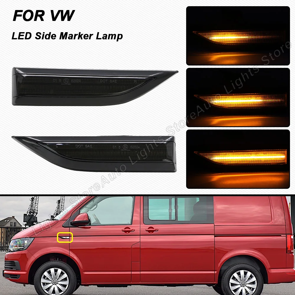 

2 шт., Светодиодные Габаритные фонари для VW T6 2015 2016 2017 2018 2019